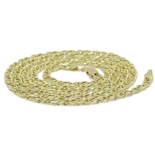 Cadena de oro de 18k para hombre muy vistosa de 3.50 de ancha y 60.00cm de larga. Cierre mosquetón. Peso: 8.70 gr de oro de 18k - Imagen 8