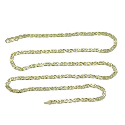 Cadena de oro de 18k para hombre muy vistosa de 3.50 de ancha y 60.00cm de larga. Cierre mosquetón. Peso: 8.70 gr de oro de 18k - Imagen 5