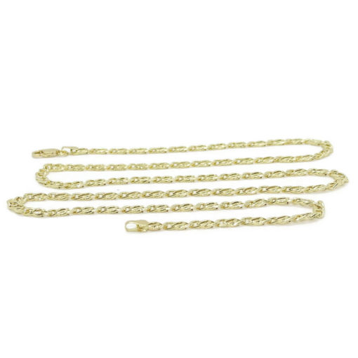 Cadena de oro de 18k para hombre muy vistosa de 3.50 de ancha y 60.00cm de larga. Cierre mosquetón. Peso: 8.70 gr de oro de 18k - Imagen 4