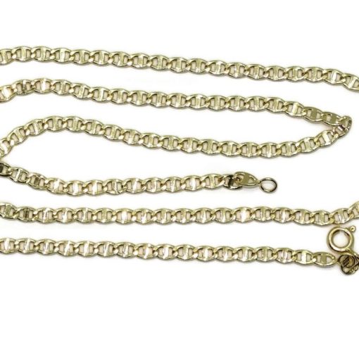 Cadena de oro amarillo de 18k para hombre modelo ancla de 3.5mm de ancha y 60cm de larga con cierre mosquetón. Peso; 8.35 gr de oro de 18k - Imagen 5