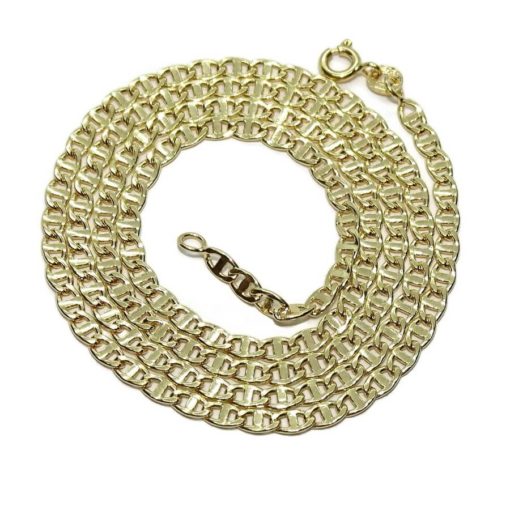 Cadena de oro amarillo de 18k para hombre modelo ancla de 3.5mm de ancha y 60cm de larga con cierre mosquetón. Peso; 8.35 gr de oro de 18k - Imagen 7