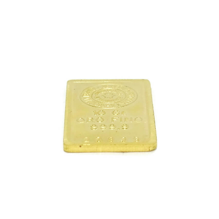 Lingote de oro puro macizo de 10.00gr de oro de 24k con certificado de garantía numerado - Imagen 4