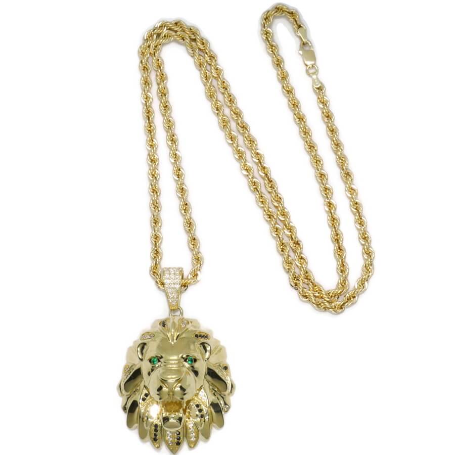 Collar León en Oro 18k. La fuerza hecha joya. 23.70 gr de oro de 18k - Imagen 5