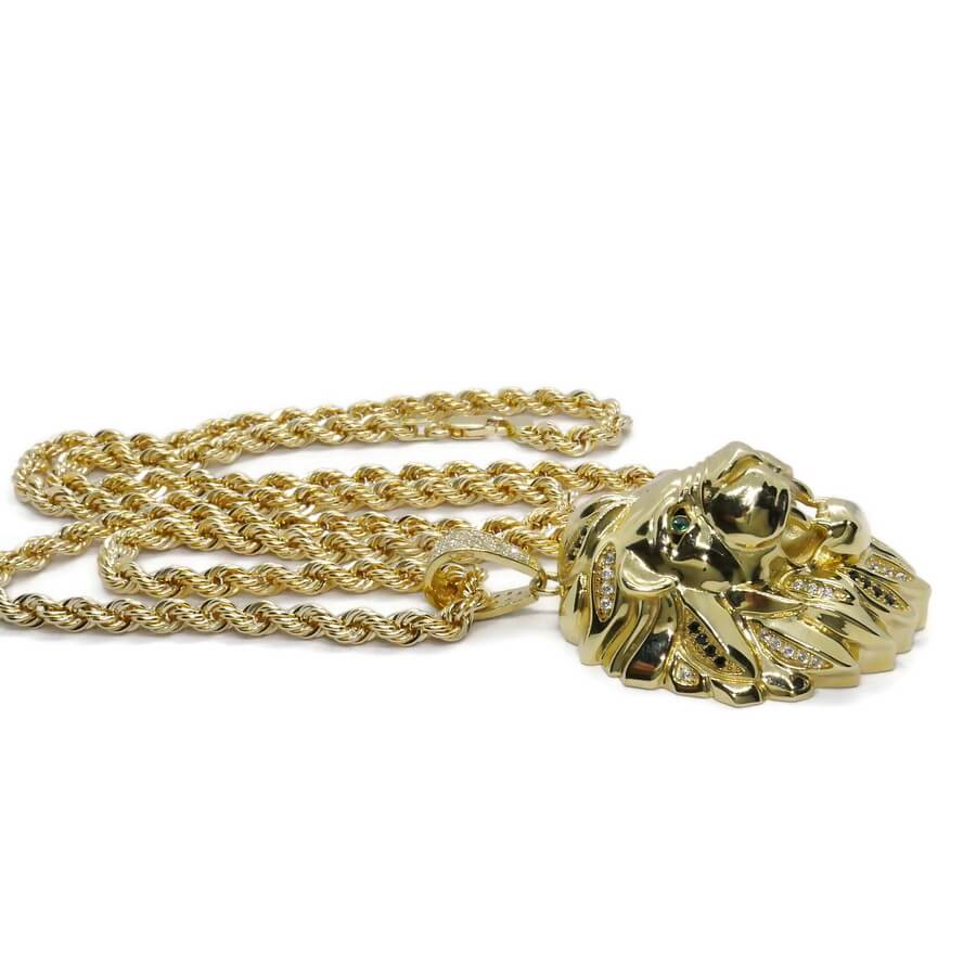 Collar León en Oro 18k. La fuerza hecha joya. 23.70 gr de oro de 18k - Imagen 7