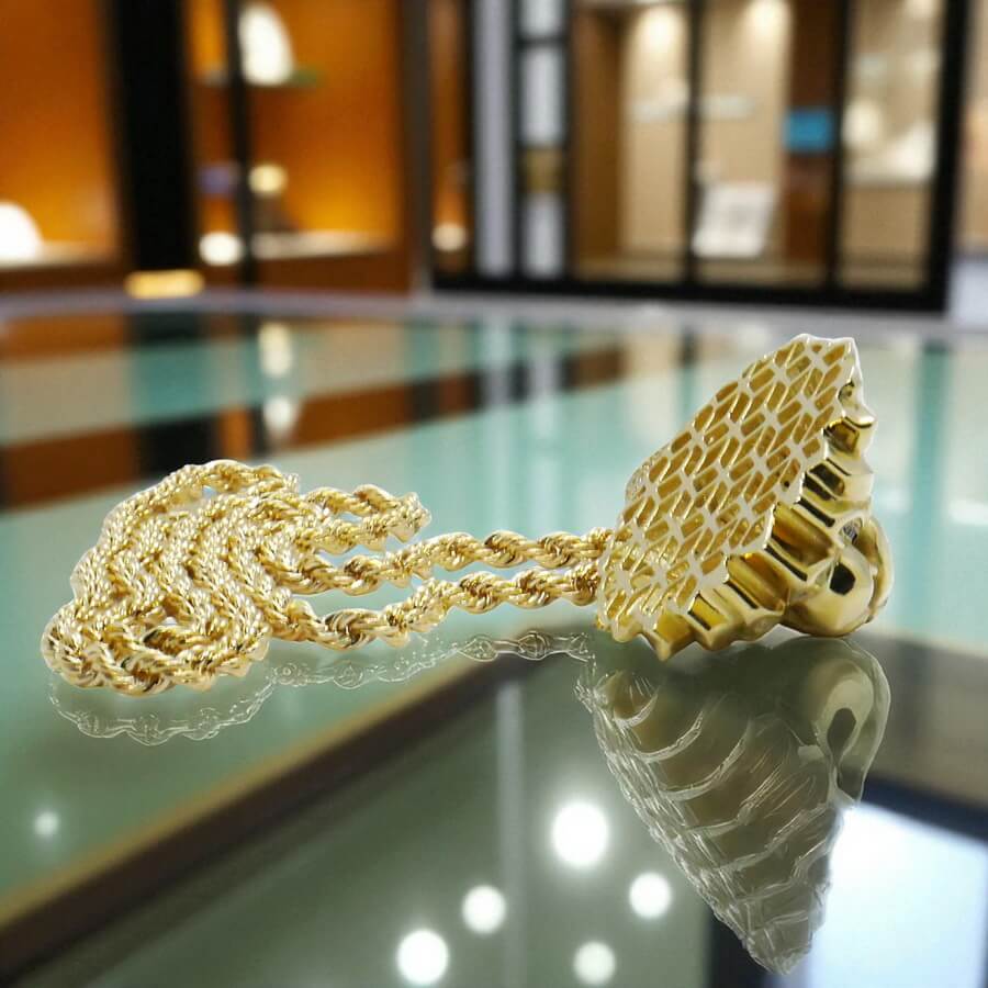 Collar León en Oro 18k. La fuerza hecha joya. 23.70 gr de oro de 18k - Imagen 4