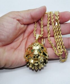 Collar León en Oro 18k. La fuerza hecha joya. 23.70 gr de oro de 18k - Imagen 3