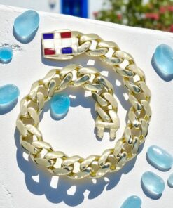 Never Say Never Pulsera de oro 18k para hombre de 18,45 gramos, con 20,00 cm de largo y 1,00 cm de ancho - Imagen 6
