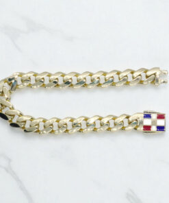Never Say Never Pulsera de oro 18k para hombre de 18,45 gramos, con 20,00 cm de largo y 1,00 cm de ancho - Imagen 5