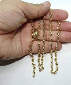 Alternative view of Cadena Calabrotes Oro 18k Hombre 70 cm – Cadena Larga Elegante y Fuerte – 14,55 gr – Never Say Never