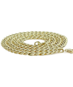 Cadena para Hombre de Oro Amarillo de 18k barbada plana de 6.50 mm de Ancha 60.00 cm de Larga. 8.20 gr de oro de 18k - Imagen 6