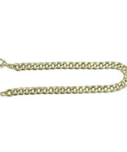 Never Say Never Pulsera para Hombre de Oro Amarillo de 18k barbada plana de 6.00 mm de Ancha 21.50cm de Larga. 3.00 gr de oro de 18k - Imagen 8