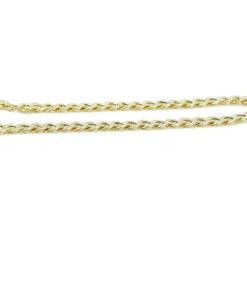 Never Say Never Pulsera para Hombre de Oro Amarillo de 18k barbada plana de 6.00 mm de Ancha 21.50cm de Larga. 3.00 gr de oro de 18k - Imagen 7