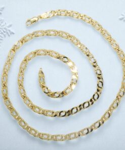 Cadena Ojo de Tigre Hombre Oro 18k – 60cm de larga, 5mm Ancho, 16,85g de oro de 18k - Imagen 9