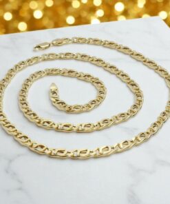 Cadena Ojo de Tigre Hombre Oro 18k – 60cm de larga, 5mm Ancho, 16,85g de oro de 18k - Imagen 8