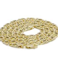 Cadena Ojo de Tigre Hombre Oro 18k – 60cm de larga, 5mm Ancho, 16,85g de oro de 18k - Imagen 6