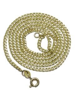 Cadena Barbada Oro Amarillo 18k – 60 cm – 2.50 mm – 5.20 g – Un clásico con carácter