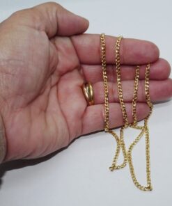 Cadena Barbada Oro Amarillo 18k – 60 cm – 2.50 mm – 5.20 g – Un clásico con carácter - Imagen 3