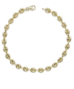 Pulsera calabrote de oro amarillo 18k extra larga especia Carlos– fuerza, elegancia y carácter. - Imagen 3