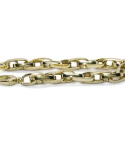 Pulsera Oro 18k para Hombre y Mujer – 20 cm – 11,30 g – Forzada Enredada – Diseño Enlazado - Imagen 10