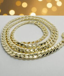 Never say Never-Cadena Barbada para Hombre y mujer de Oro Amarillo 18k de 6.00mm de ancha y 60cm de largo – 12.30 g - Imagen 6