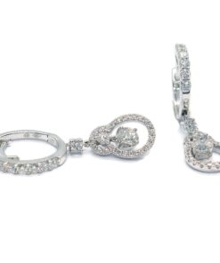 Pendientes con diamantes
