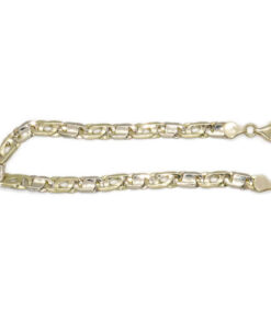 Pulsera de Oro 18k para Hombre 7 mm Maciza – Cadena Ojo de Tigre con Cierre Mosquetón - Imagen 8