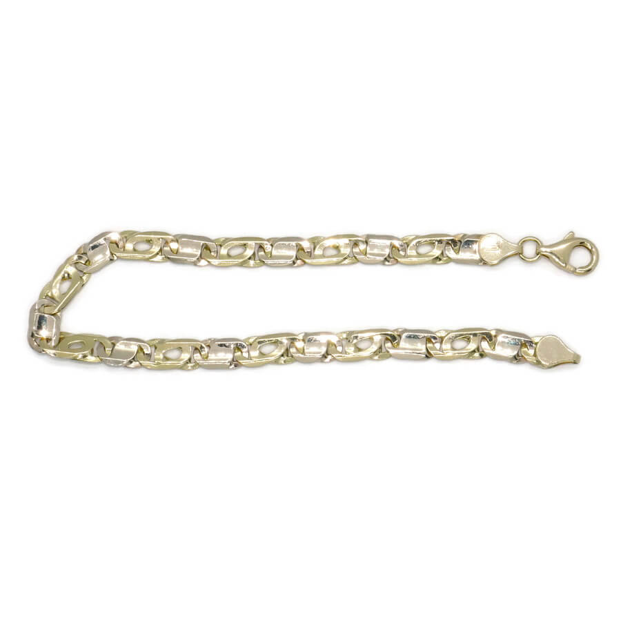 Pulsera de Oro 18k para Hombre 7 mm Maciza – Cadena Ojo de Tigre con Cierre Mosquetón - Imagen 8