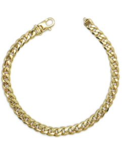 Pulsera de Oro 18k para Hombre 6 mm Maciza – Cadena Barbada con Cierre Mosquetón - Imagen 10