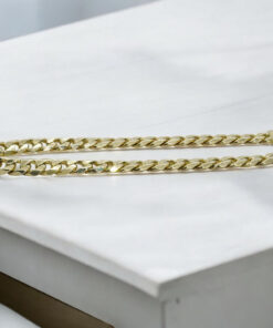 Pulsera de Oro 18k para Hombre 6 mm Maciza – Cadena Barbada con Cierre Mosquetón - Imagen 5