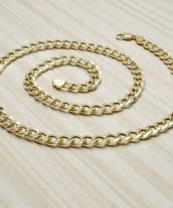 Cadena Barbada de Oro 18 Quilates para Hombre 60 cm – Ancha, Elegante y Vistosa - Imagen 5