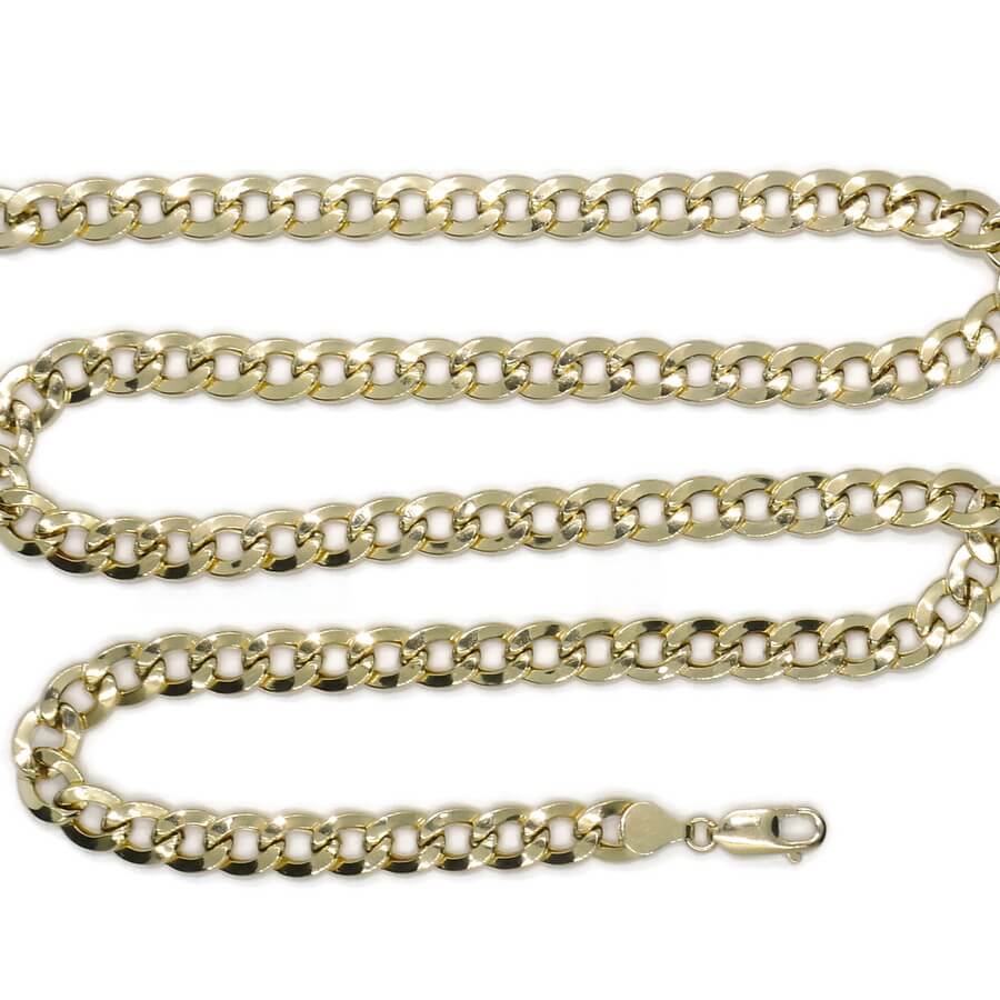 Cadena Barbada de Oro 18 Quilates para Hombre 60 cm – Ancha, Elegante y Vistosa - Imagen 8
