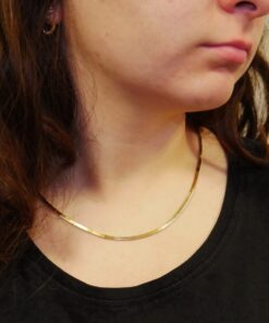 Alternative view of Collar Omega Semirrígido en Oro de 18k — 10,50 g ✨ Un diseño que combina fuerza y suavidad