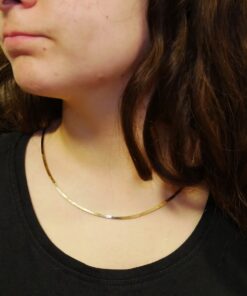Collar Omega Semirrígido en Oro de 18k — 10,50 g ✨ Un diseño que combina fuerza y suavidad - Imagen 10