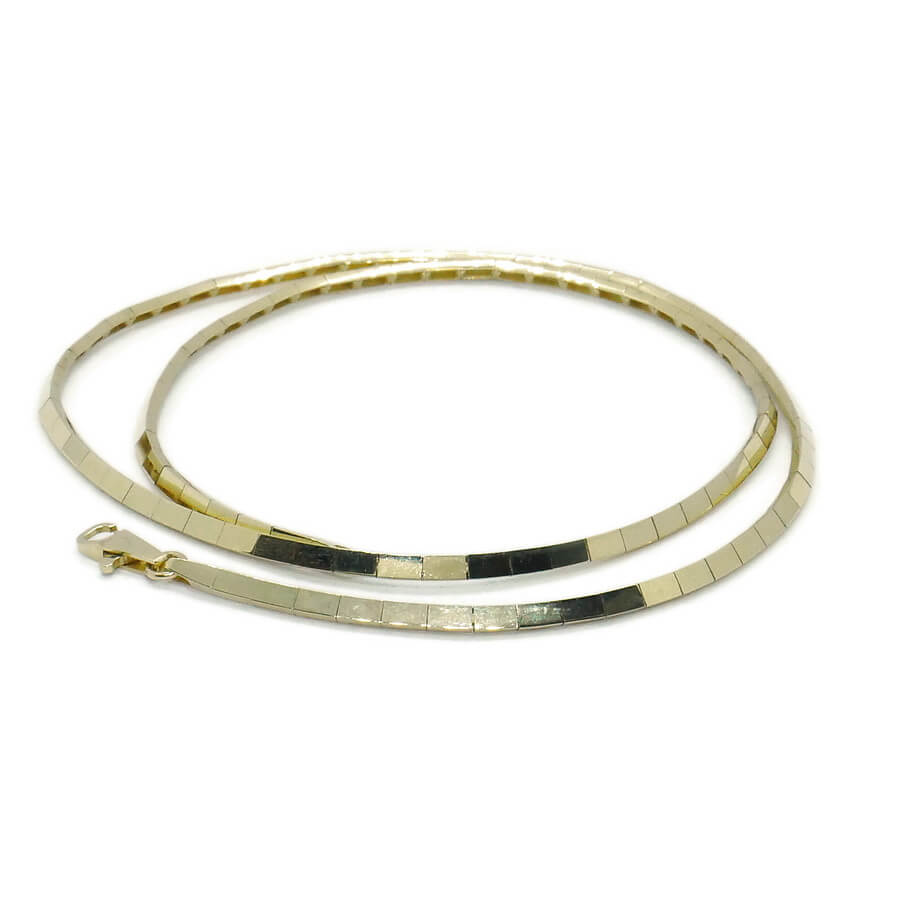 Collar Omega Semirrígido en Oro de 18k — 10,50 g ✨ Un diseño que combina fuerza y suavidad - Imagen 6