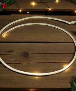 Collar Omega Semirrígido en Oro de 18k — 10,50 g ✨ Un diseño que combina fuerza y suavidad - Imagen 5