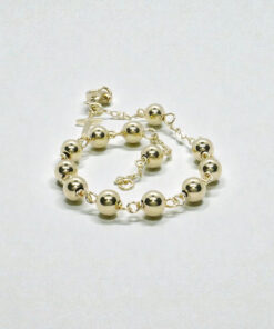 Pulsera Rosario de Oro 18k – Fe, Elegancia y Brillo Atemporal - Imagen 6