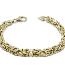 Pulsera bizantina de oro 18k para hombre, 6 mm y 20,95 g – Estilo atemporal y contundente - Imagen 4