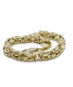 Pulsera bizantina de oro 18k para hombre, 6 mm y 20,95 g – Estilo atemporal y contundente - Imagen 8