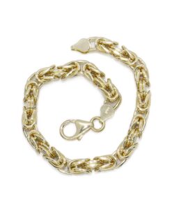 Pulsera bizantina de oro 18k para hombre, 6 mm y 20,95 g – Estilo atemporal y contundente - Imagen 7
