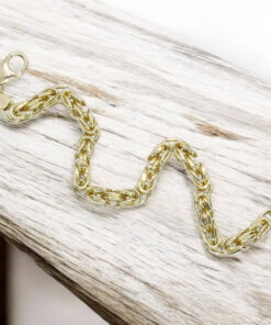 Pulsera bizantina de oro 18k para hombre, 6 mm y 20,95 g – Estilo atemporal y contundente - Imagen 5