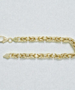 Pulsera bizantina de oro 18k para hombre, 6 mm y 20,95 g – Estilo atemporal y contundente - Imagen 6