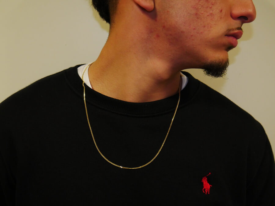 Cadena de Oro 18 Quilates Barbada 2 mm para Hombre o Mujer - Imagen 2