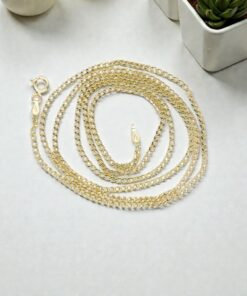 Cadena de Oro 18 Quilates Barbada 2 mm para Hombre o Mujer - Imagen 5