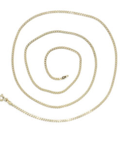 Cadena de Oro 18 Quilates Barbada 2 mm para Hombre o Mujer