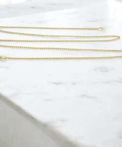 Cadena de Oro 18 Quilates Barbada 2 mm para Hombre o Mujer - Imagen 8