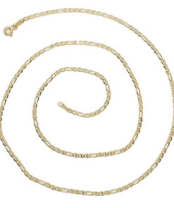 Cadena de Oro 18K Ancla 3x1 para Hombre 60 cm x 2 mm – Cadena Oro Amarillo 18 Quilates Elegante - Imagen 4
