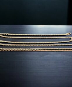 Cadena de Oro 18K Ancla 3x1 para Hombre 60 cm x 2 mm – Cadena Oro Amarillo 18 Quilates Elegante - Imagen 6