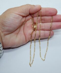 Cadena de Oro 18K Ancla 3x1 para Hombre 60 cm x 2 mm – Cadena Oro Amarillo 18 Quilates Elegante - Imagen 3
