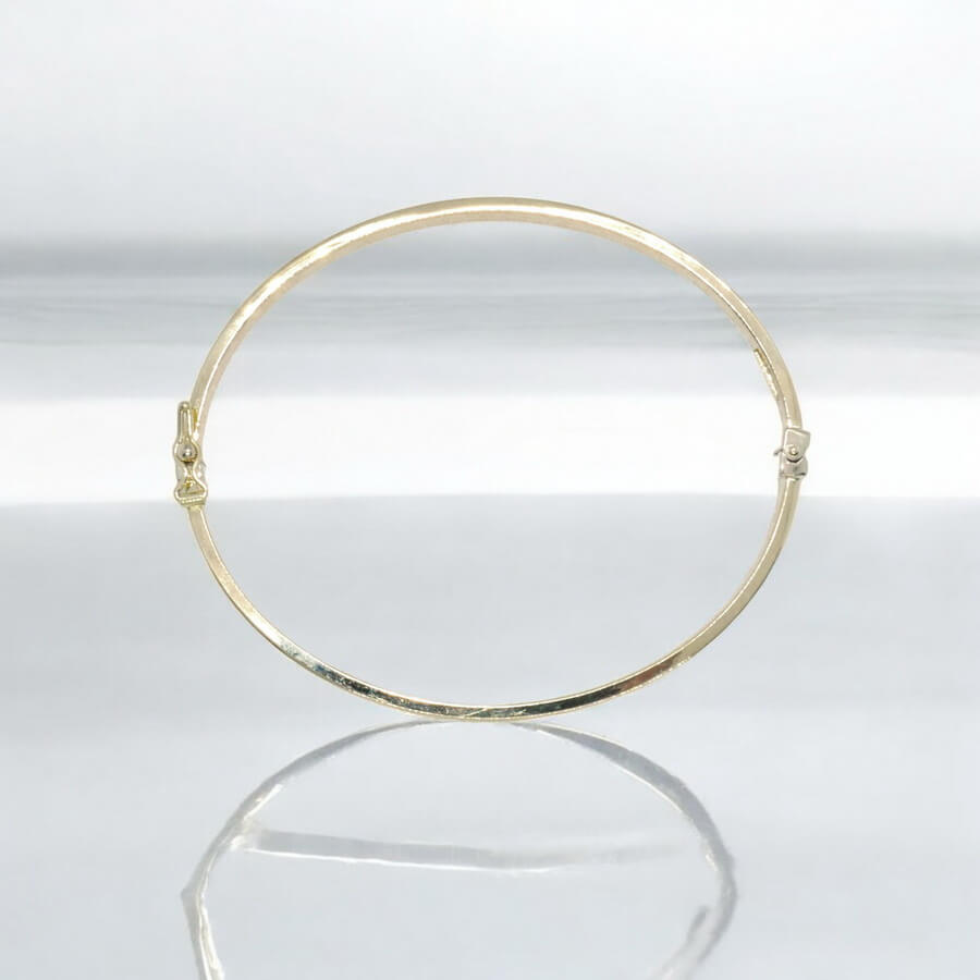 Pulsera de Oro 18K Greca Rígida 56 mm (17,6 cm Interior) – Pulsera Oro Amarillo Elegante 4,45 g - Imagen 5