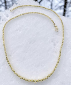 Collar de bolas en disminución en oro de 18k – 10,30 gr. 45 cm. Cierre mosquetón - Imagen 10